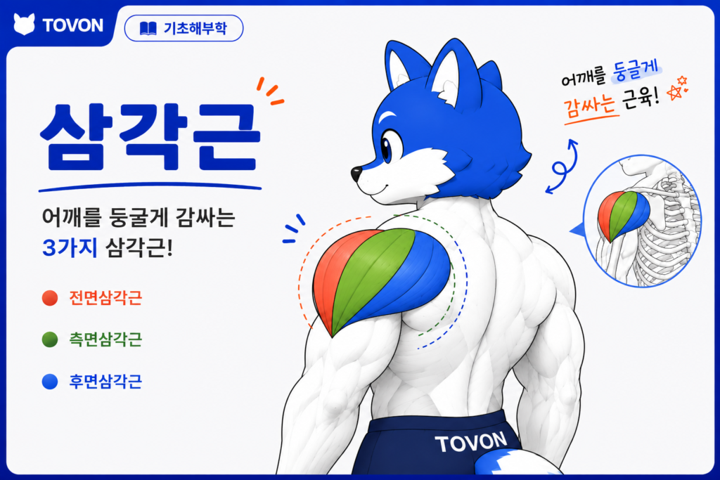 삼각근이란? 어깨의 3가지 부분과 역할 삼각근의 구조와 전면 측면 후면 삼각근