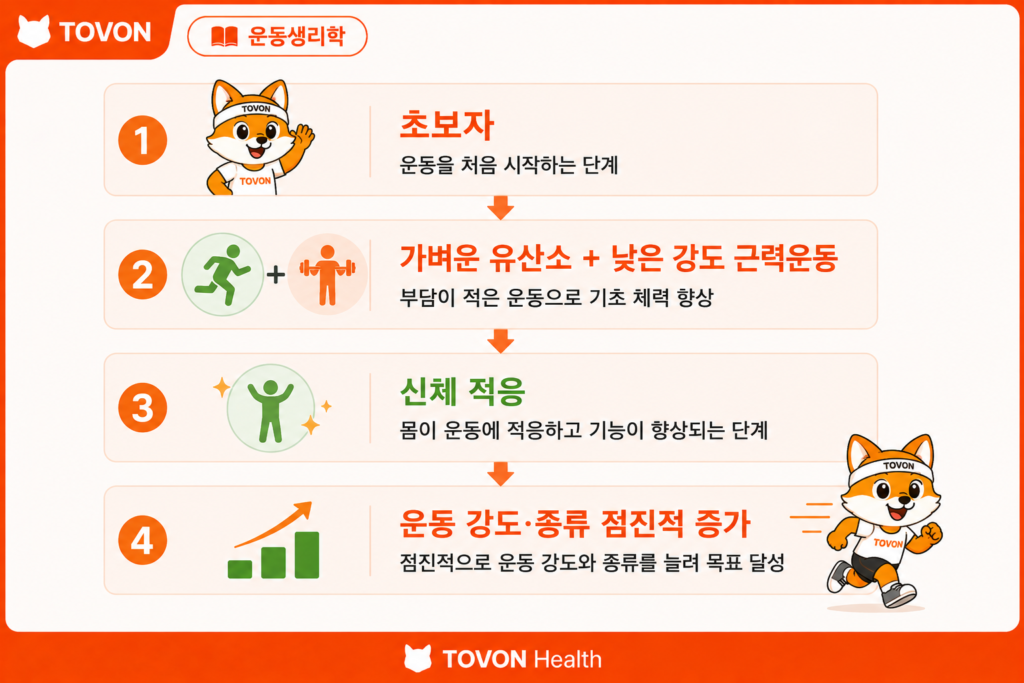 운동생리학 4단계 가이드